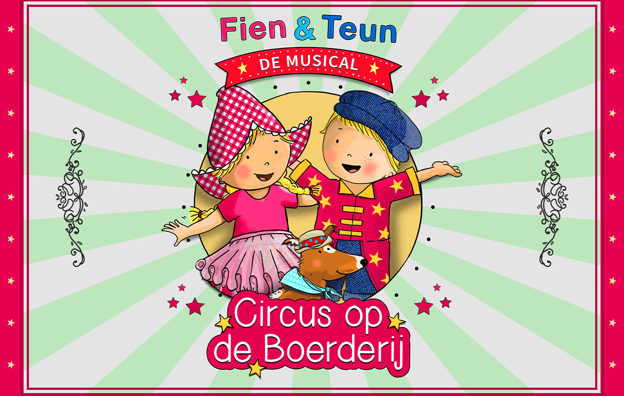 Ticket voor Fien & Teun De Musical - Circus op de Boerderij (2p.)