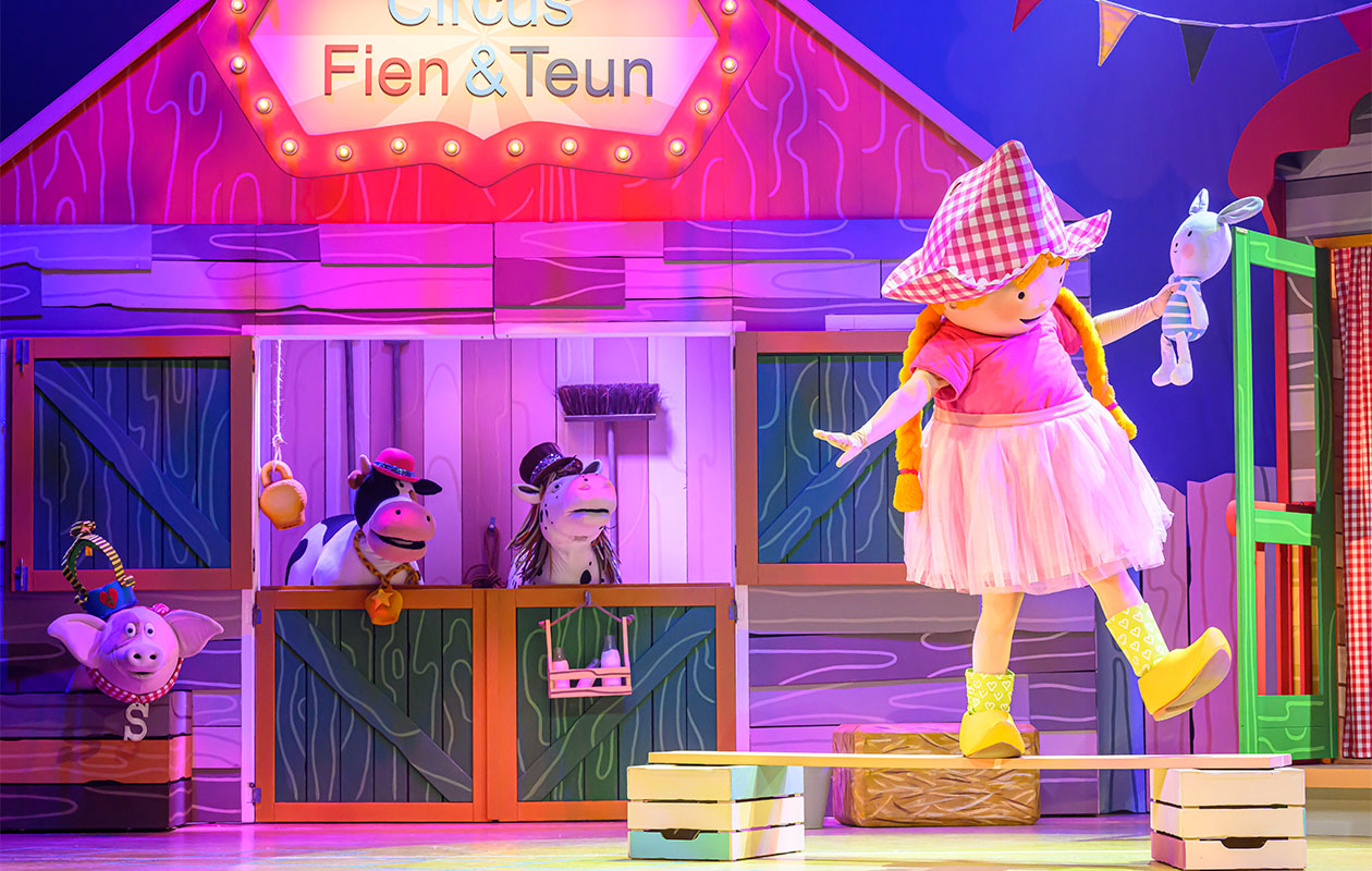 Ticket voor Fien & Teun De Musical - Circus op de Boerderij (2p.)