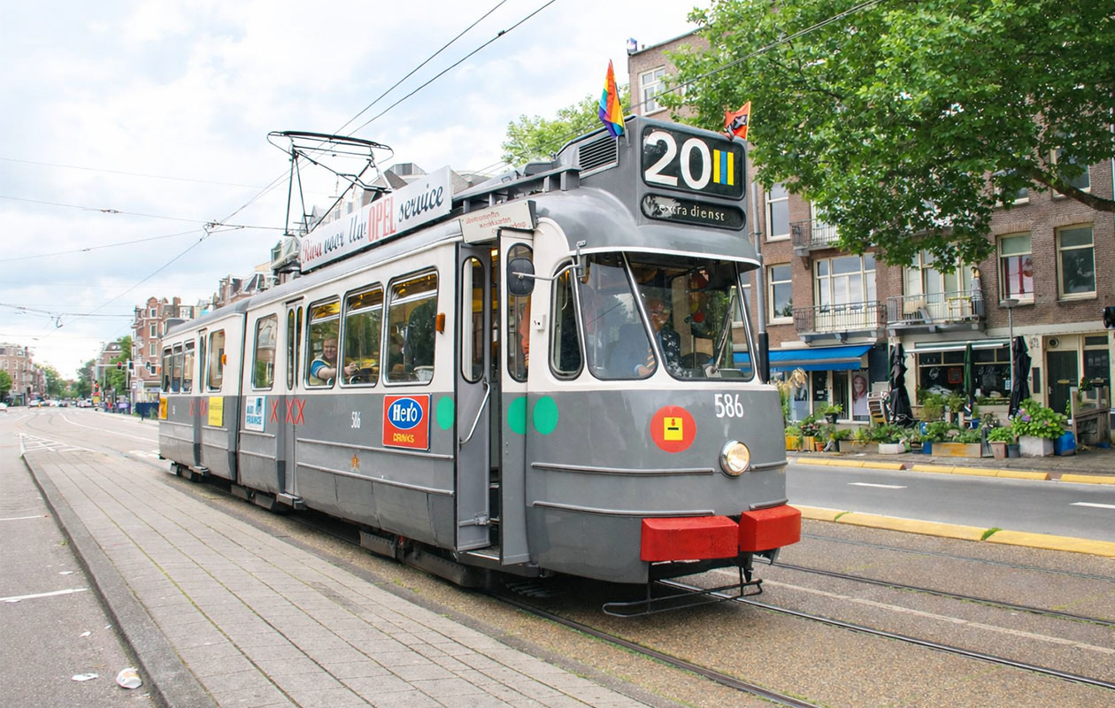 Bied mee op Museumtramlijn 20 - Stadsrondrit Amsterdam tickets (2 personen)