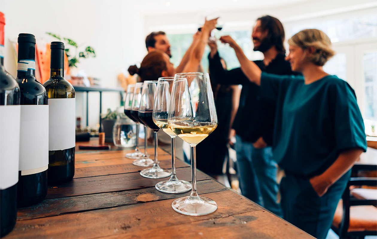 Wijnproeverij naar keuze met De Kasteelhoeve