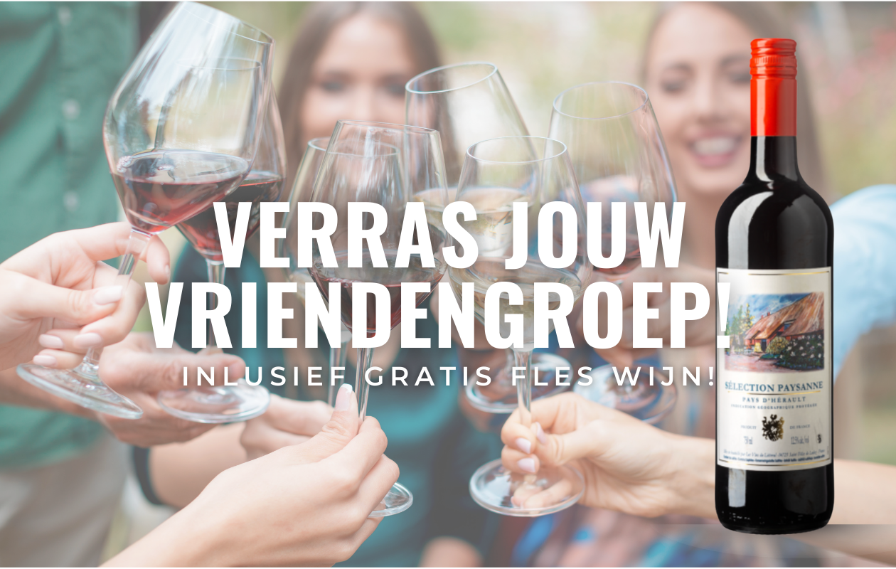 Dégustation de vins à domicile avec De Kasteelhoeve (4 à 6 pers.)