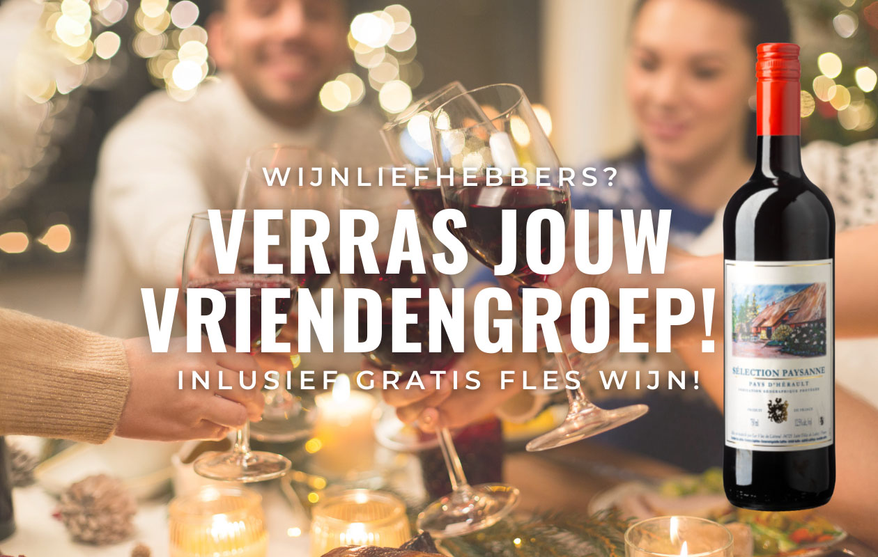 Dégustation de vins à domicile avec De Kasteelhoeve (4 à 6 pers.)