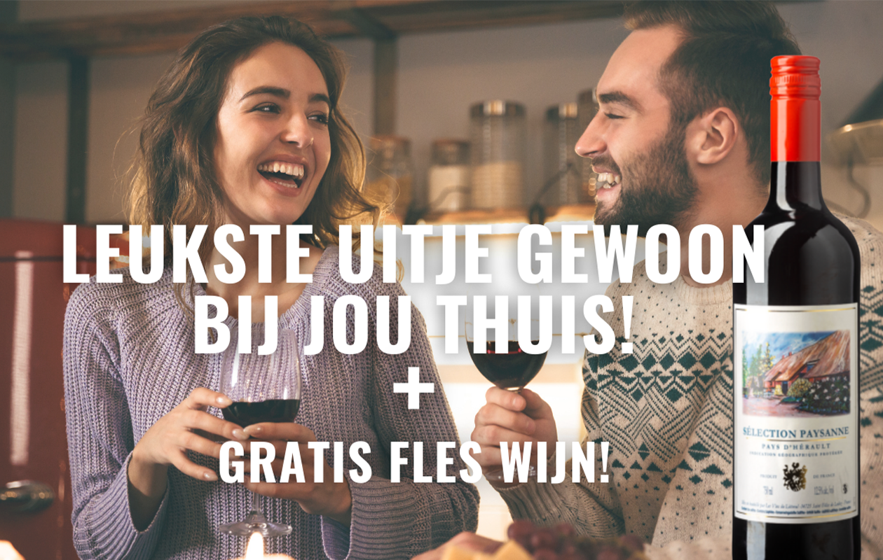 Dégustation de vins à domicile avec De Kasteelhoeve (4 à 6 pers.)