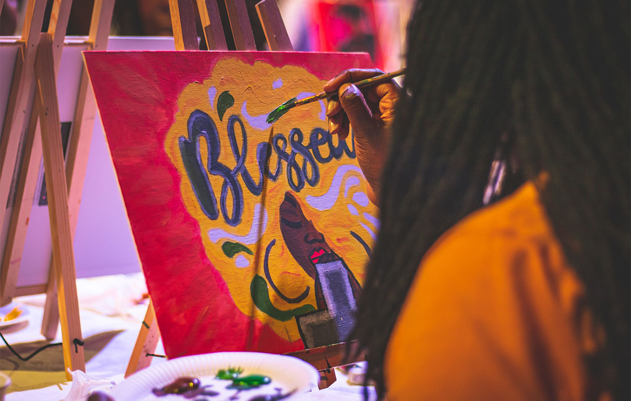 Brunch & Paint bij De Pizza Bakkers Arena