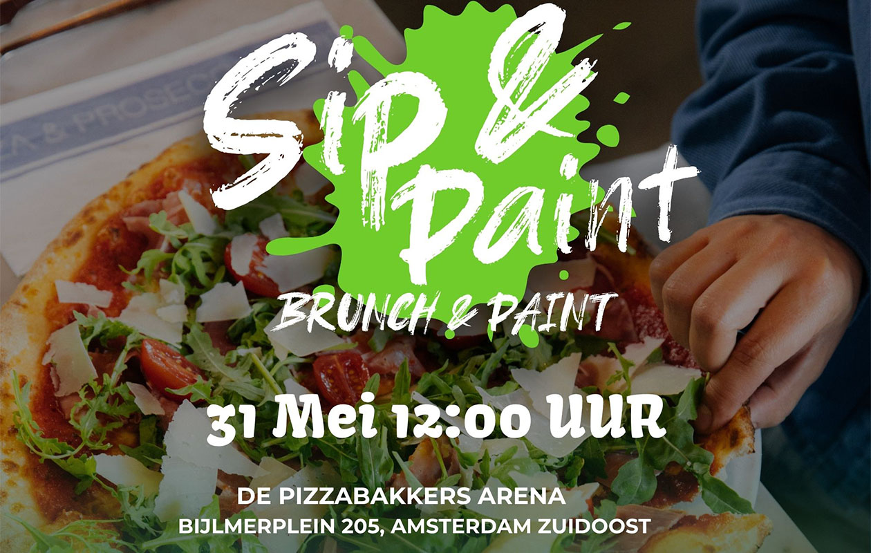 Brunch & Paint bij De Pizza Bakkers Arena