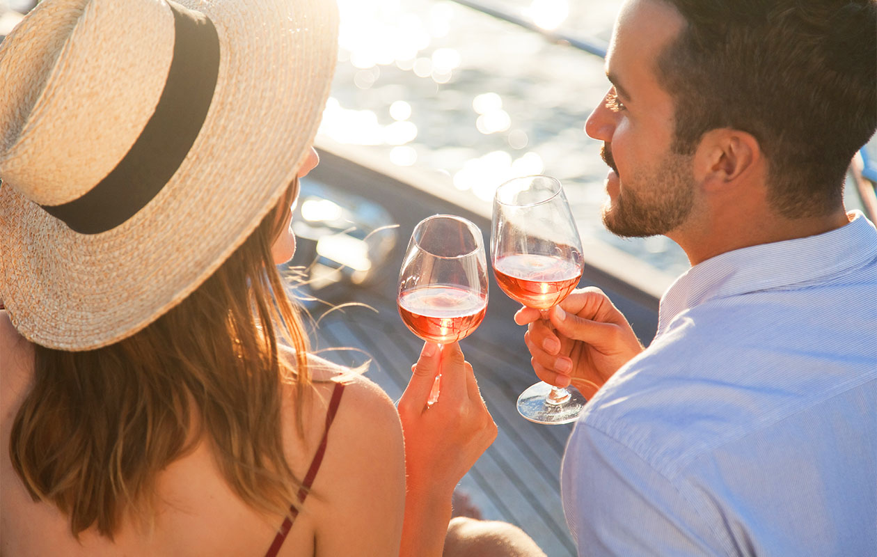 Pakket met 6 flessen rosé