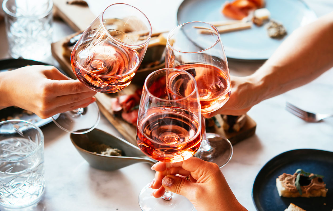 Pakket met 6 flessen rosé