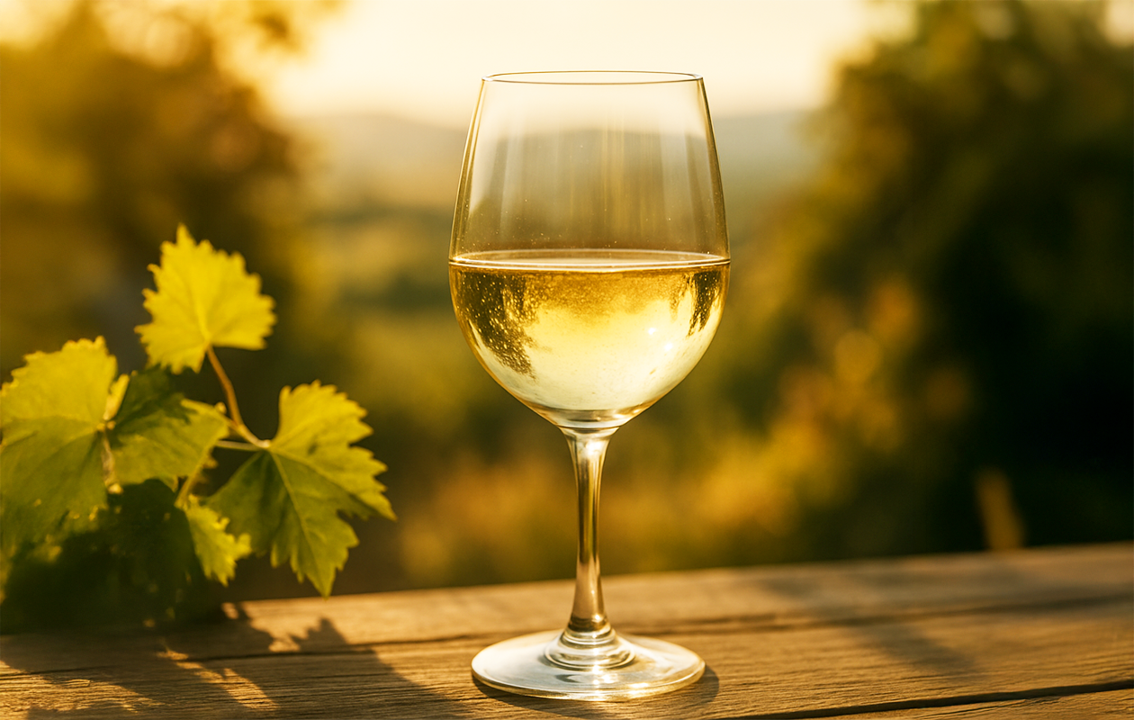 Pakket met 6 flessen witte wijn