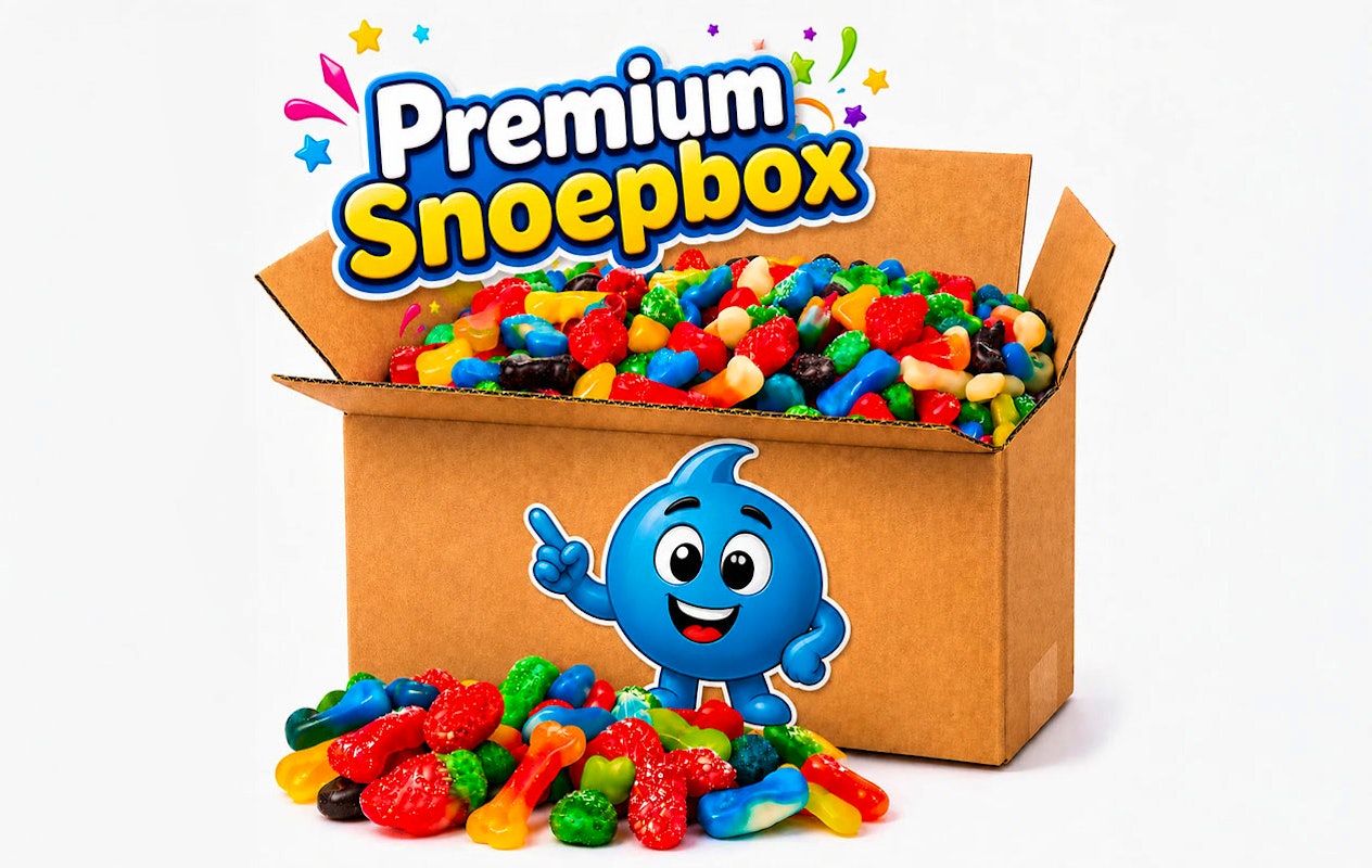 Snoep Box 1 kg Premium snoep bij deSnoepbox | Win met korting | VakantieVeilingen