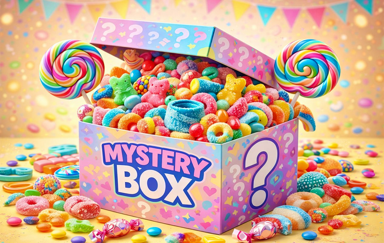Snoep Box Mystery box van De Snoepbox | Win met korting | VakantieVeilingen