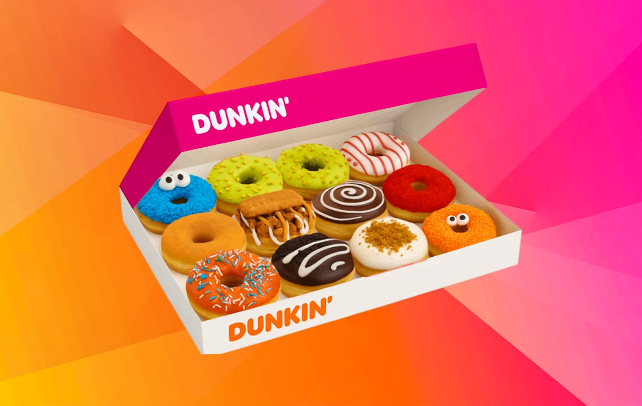 Dunkin' Standaard Box - 12 donuts in één box!