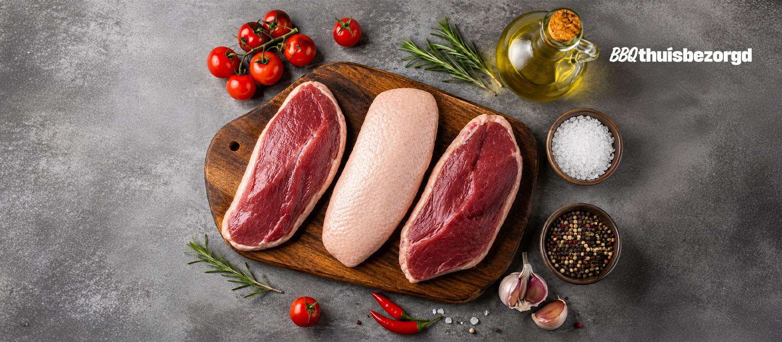Magrets de canard (3 pièces) de BBQthuisbezorgd