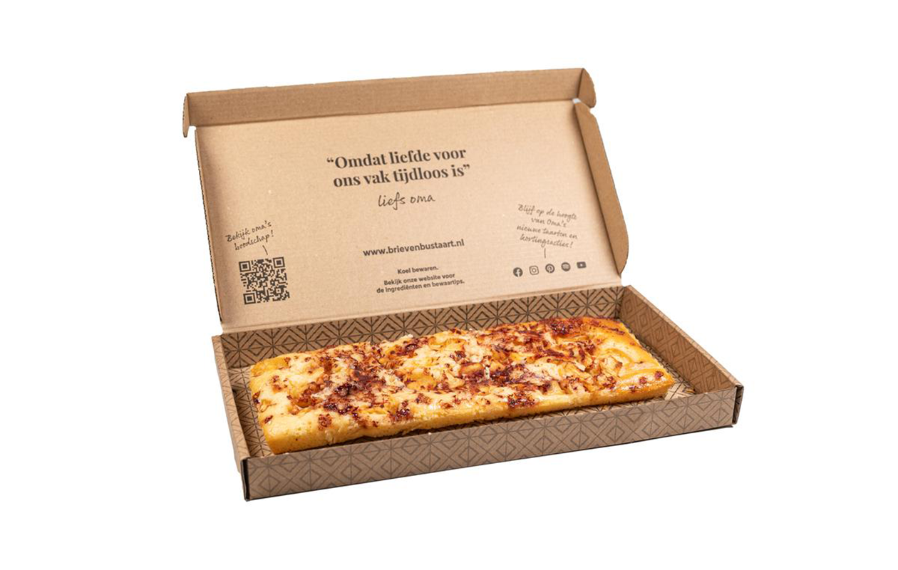 Oma's brievenbus taart naar keuze