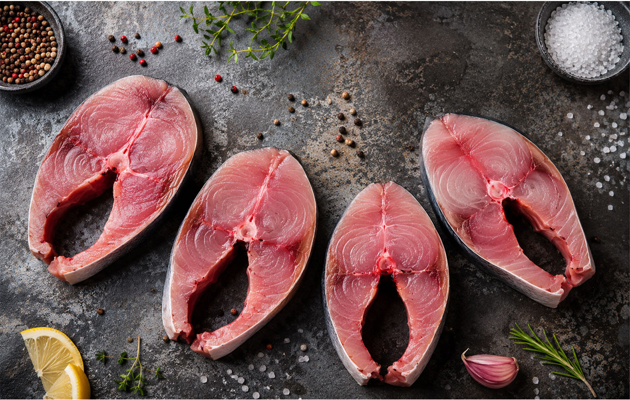  Tonijn steaks van BBQthuisbezorgd
