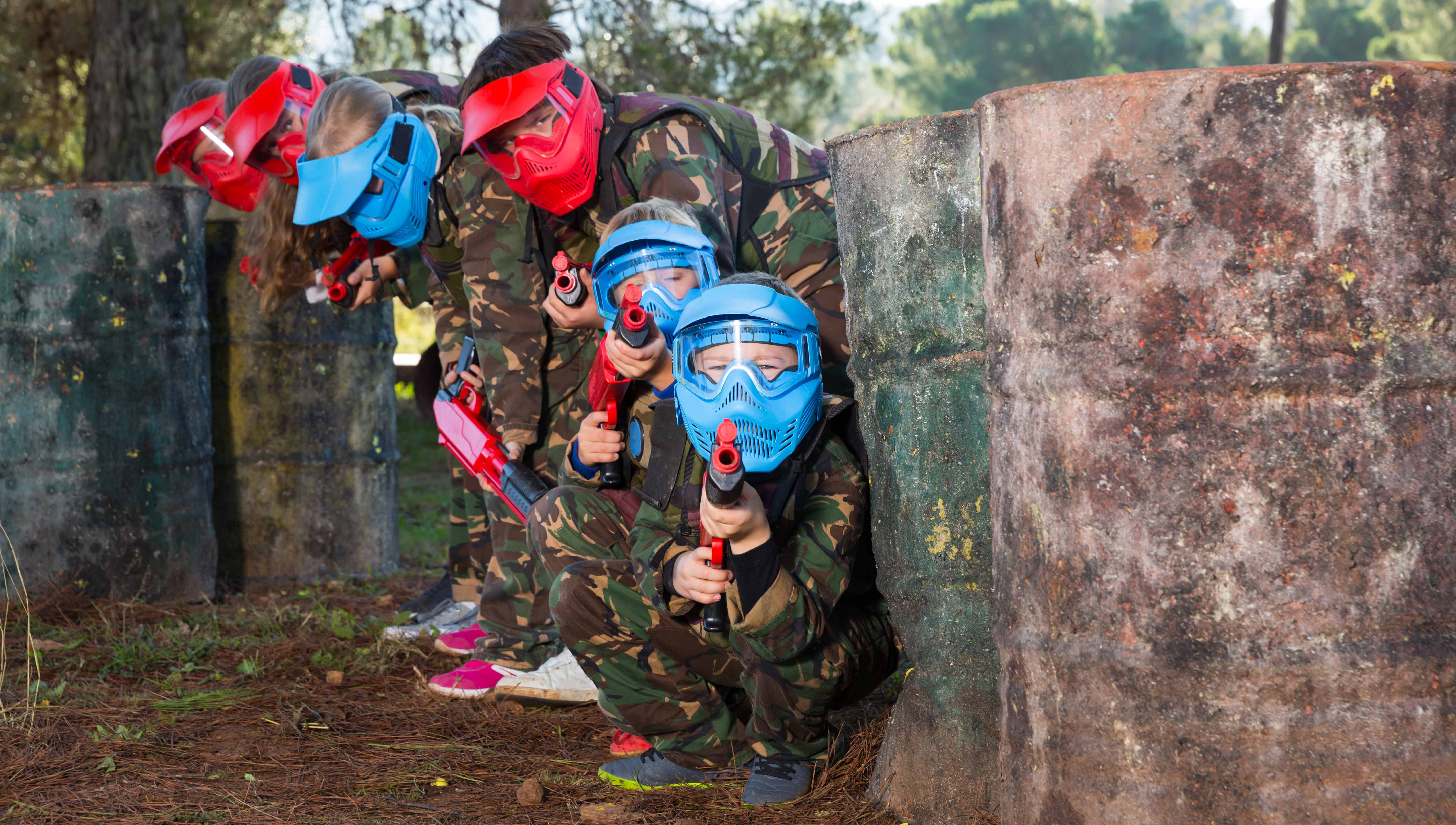 Paintballen met de familie