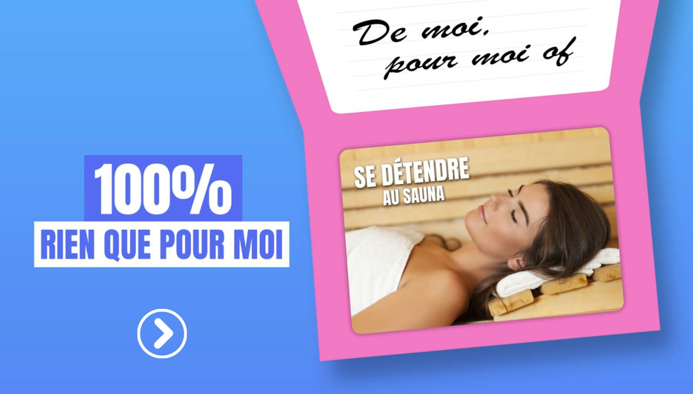 14-9 100% me time (sauna)
