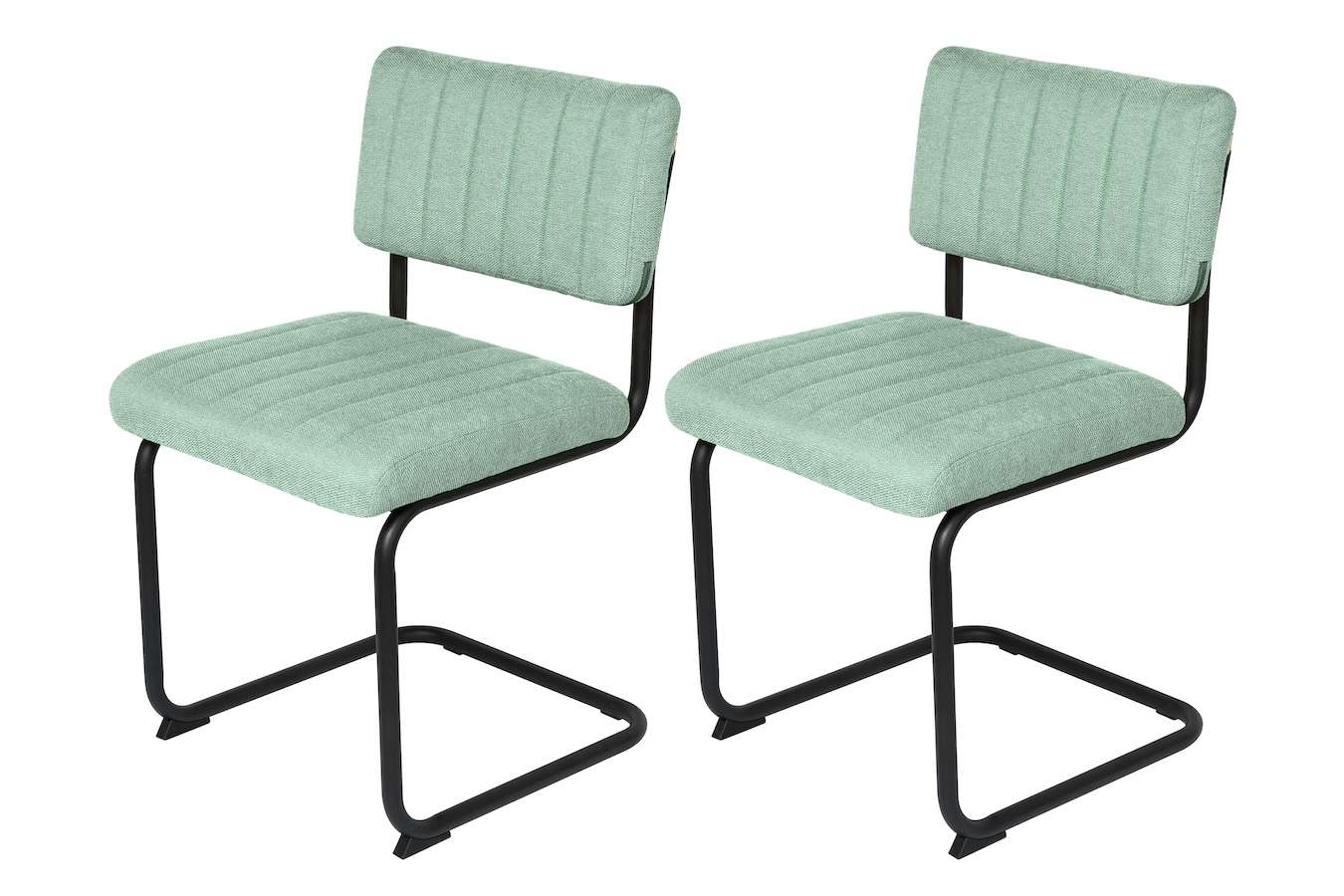 2 Luxe Heavenly Blauw Ribbon stoelen van Feel Furniture