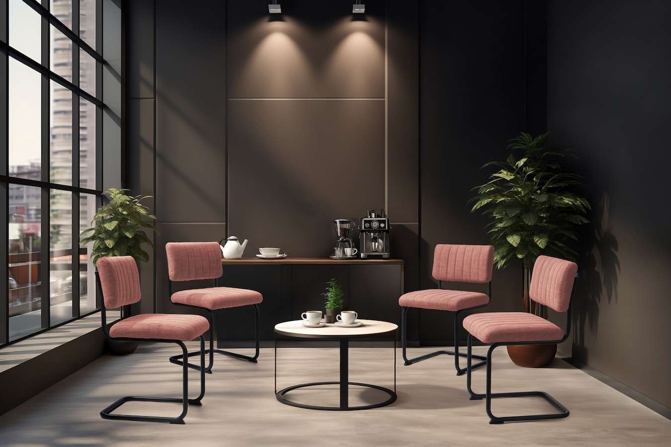 2 Luxe Litchrood Ribbon stoelen van Feel Furniture