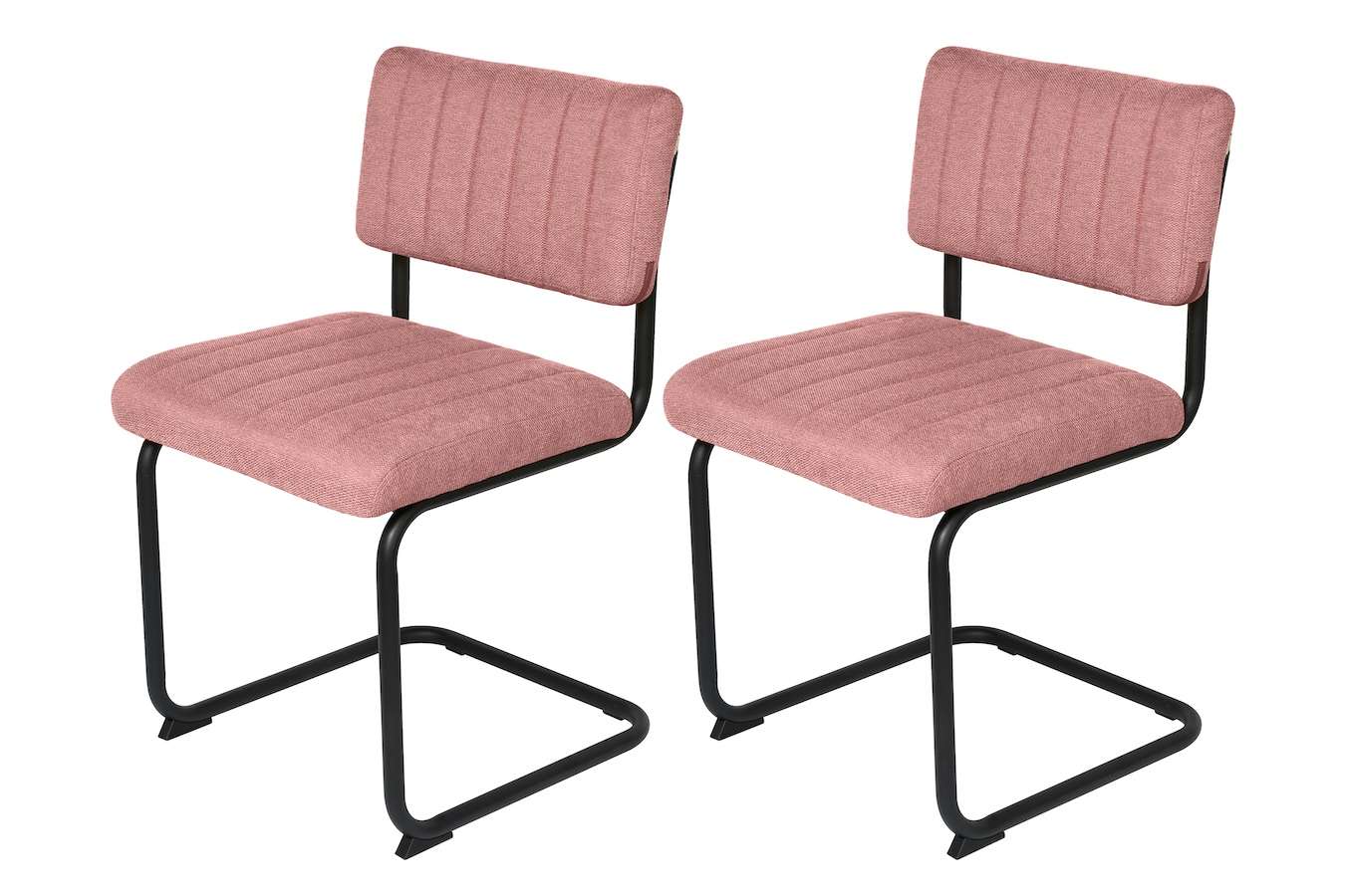 2 Luxe Litchrood Ribbon stoelen van Feel Furniture