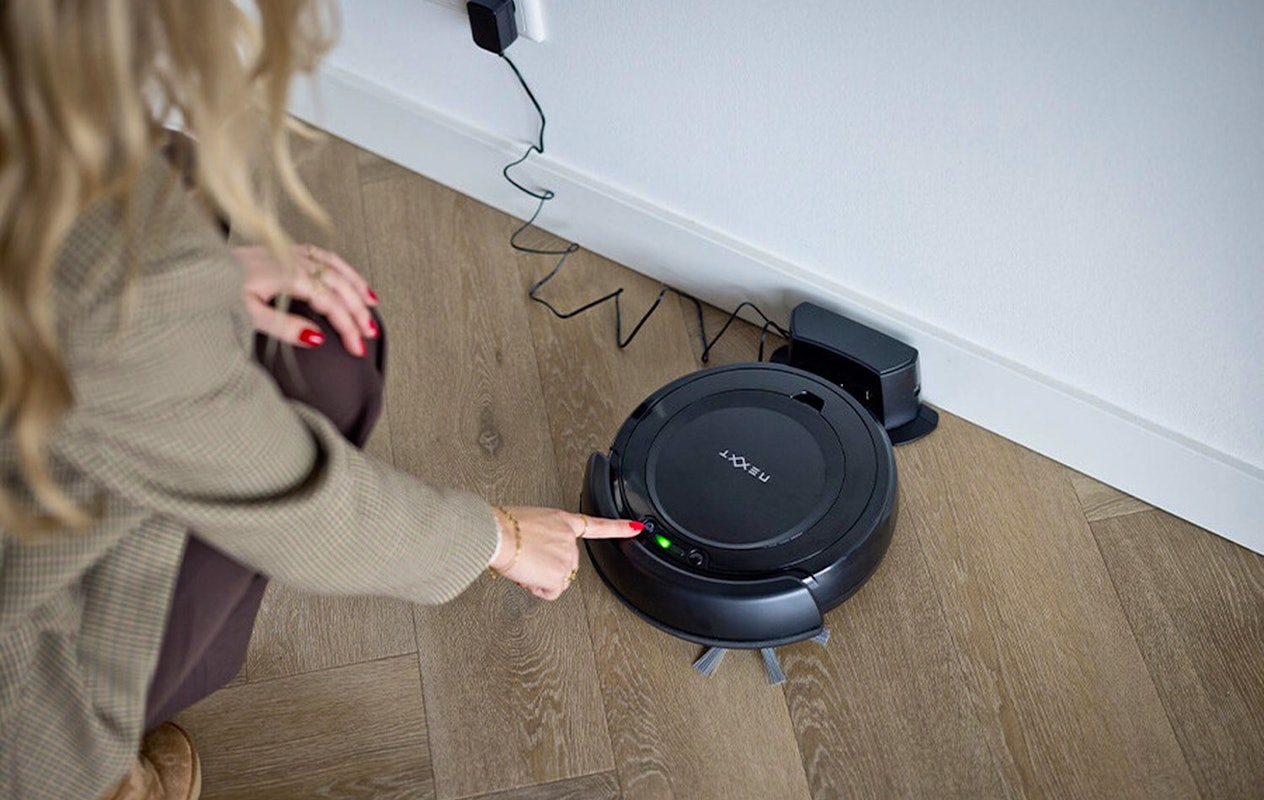 3-in-1 robotstofzuiger met oplaadstation