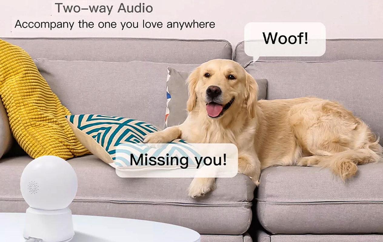 4MP Slimme Wifi bewakingscamera