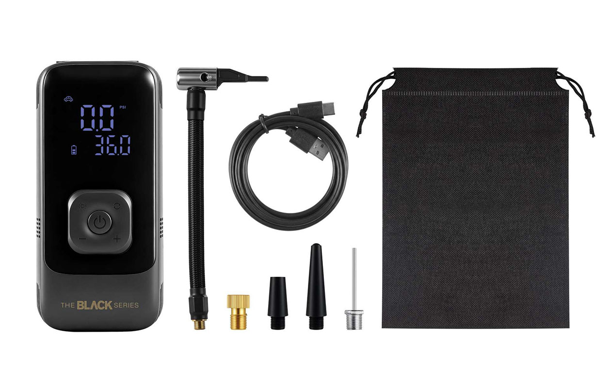 Black Series – Draagbare autobandenpomp 150 PSI 