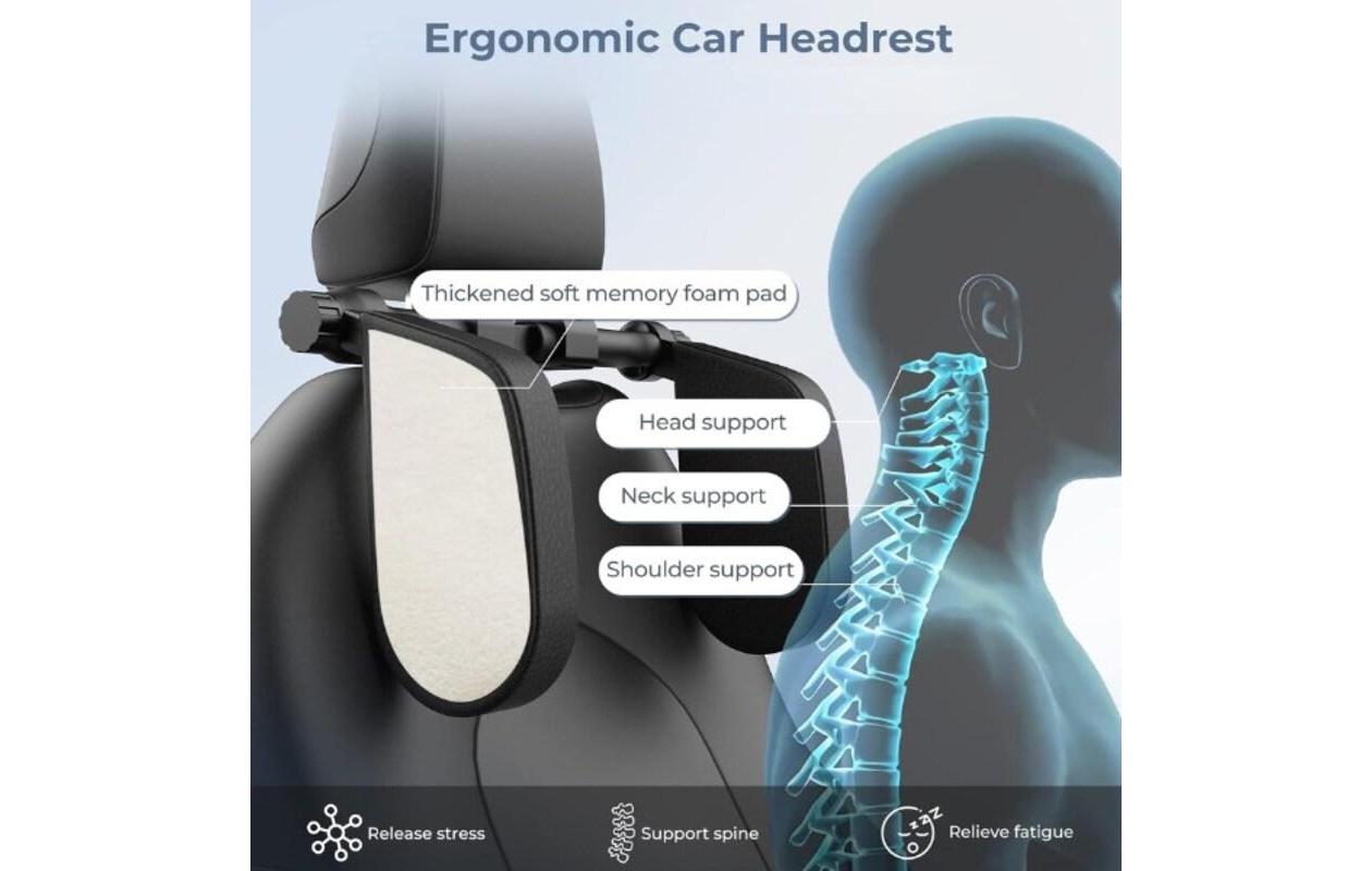 Driverest Hoofd- en Neksteun voor Auto