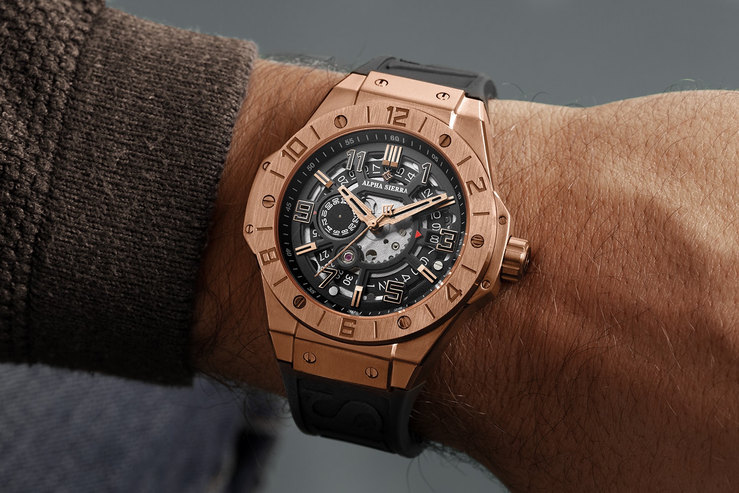 Automatisch horloge voor heren van Alpha Sierra (GB01)