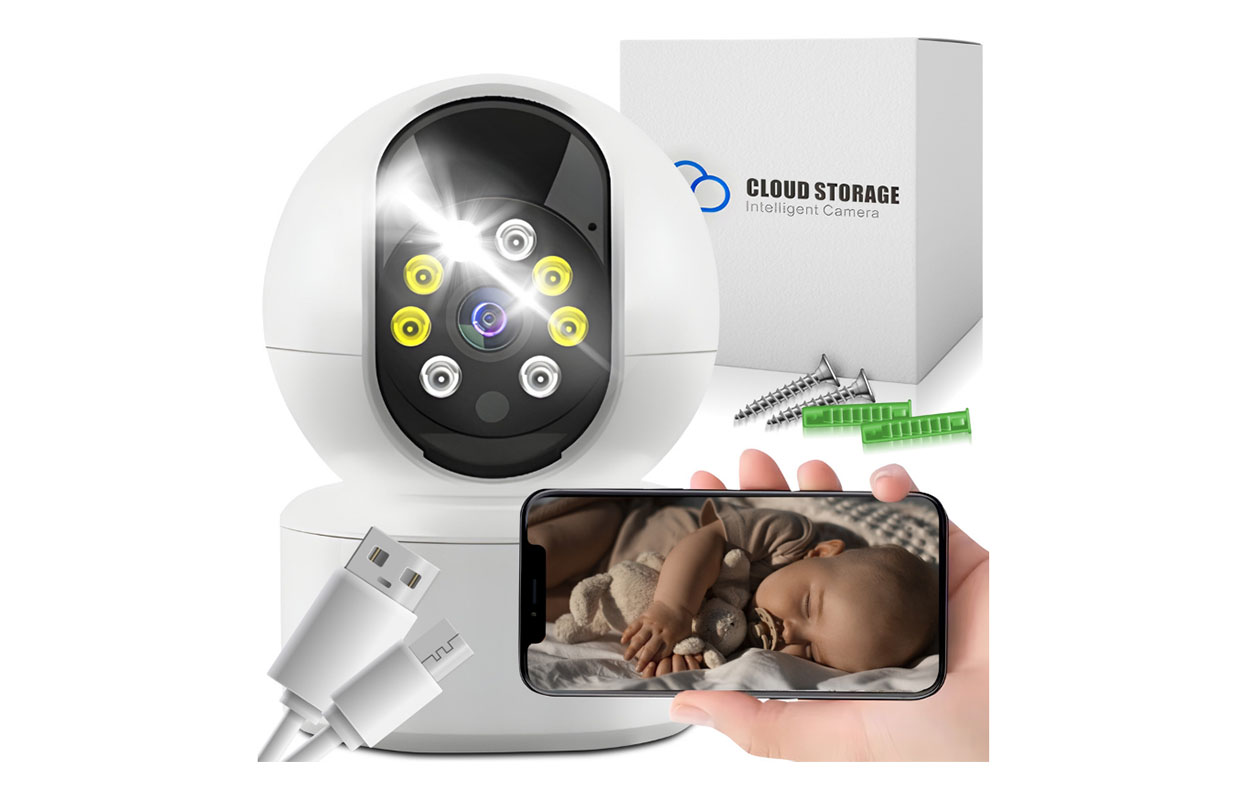 Elektronische Baby Monitor met Wi-Fi Camera