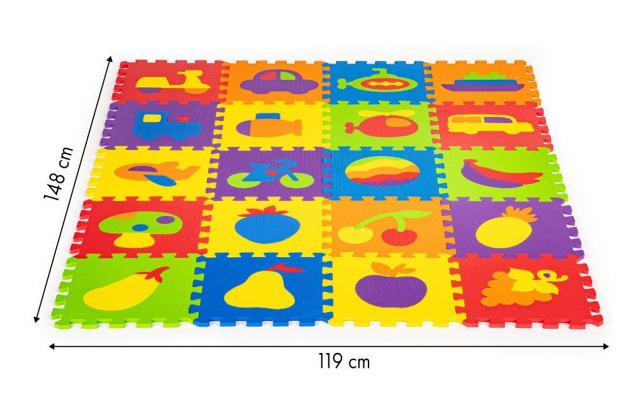 Foam Puzzel Speelmat – Educatief 20-delig