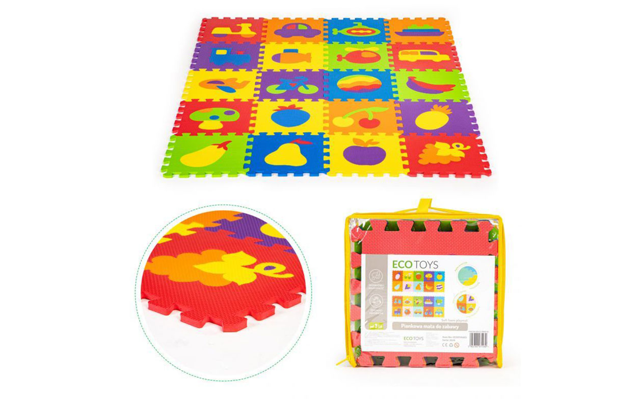 Foam Puzzel Speelmat – Educatief 20-delig