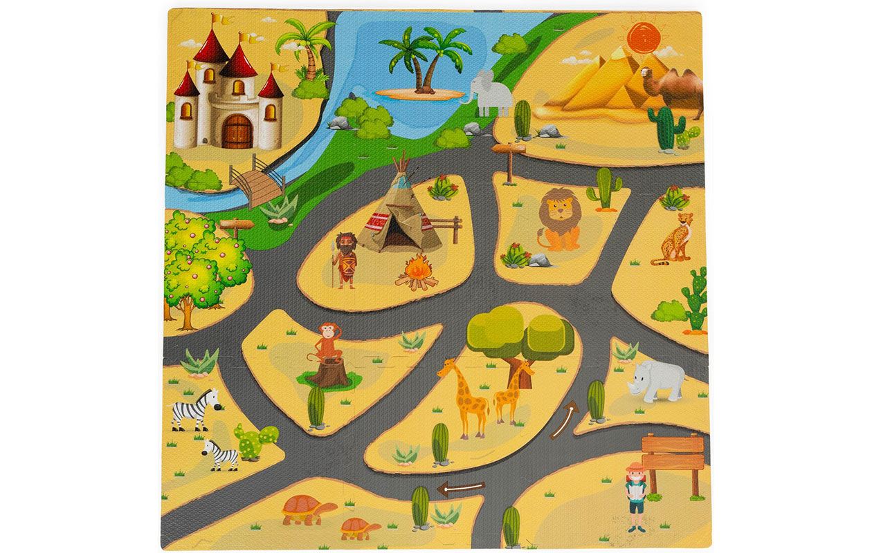Foam Puzzel Speelmat – Safari