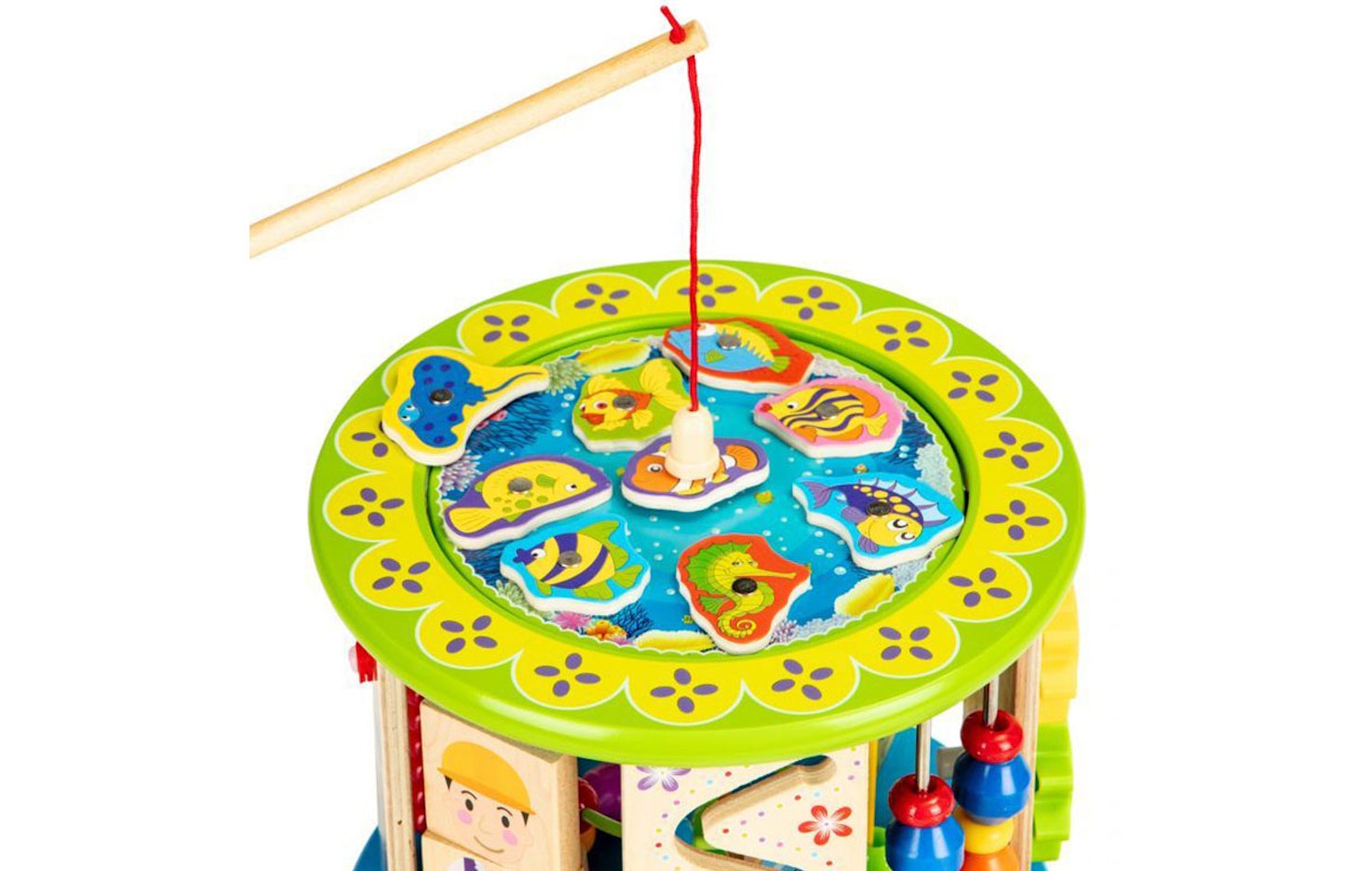 Houten Educatieve Kubus – Spel & Blokken