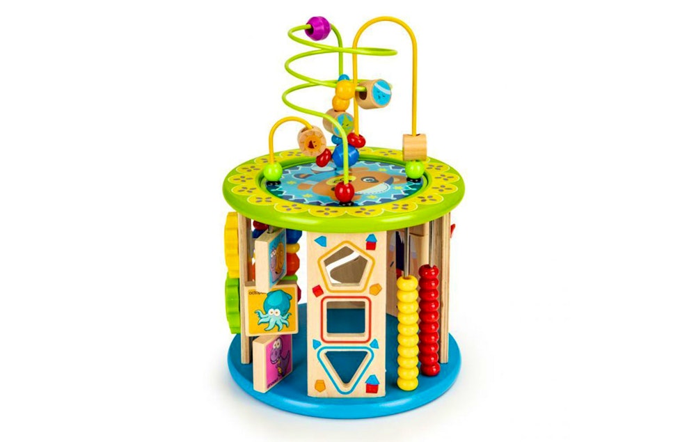 Houten Educatieve Kubus – Spel & Blokken