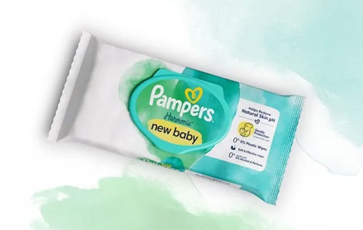 Pampers Harmonie Baby Wipes New Baby (9x 46 stuks)