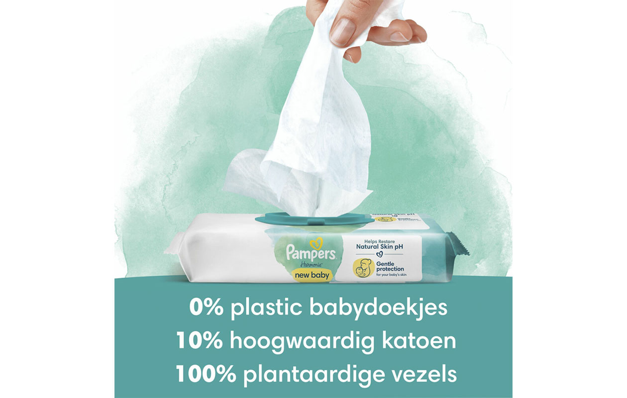 Pampers Harmonie Baby Wipes New Baby (9x 46 stuks)