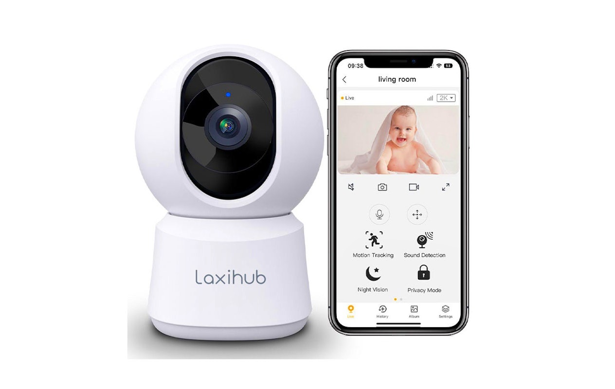 Slimme 3MP Wifi babyfoon met bewegingsfunctie