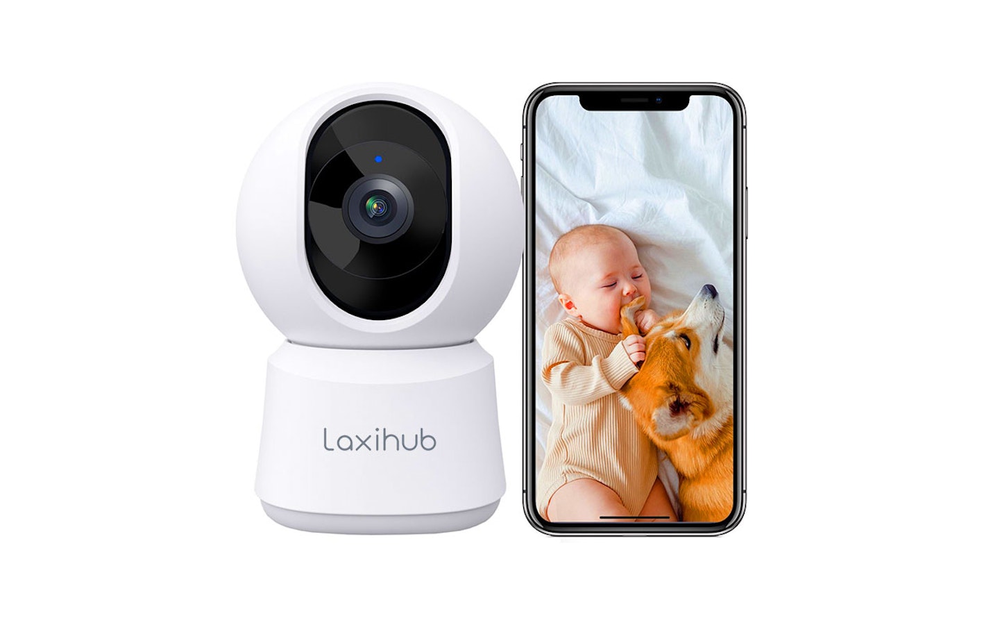 Slimme 3MP Wifi babyfoon met bewegingsfunctie