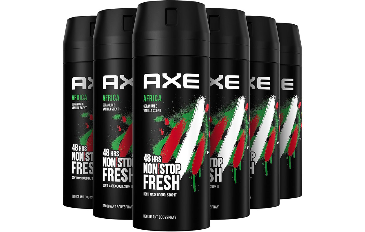 Axe Deodorant Africa - 6 x 150ml