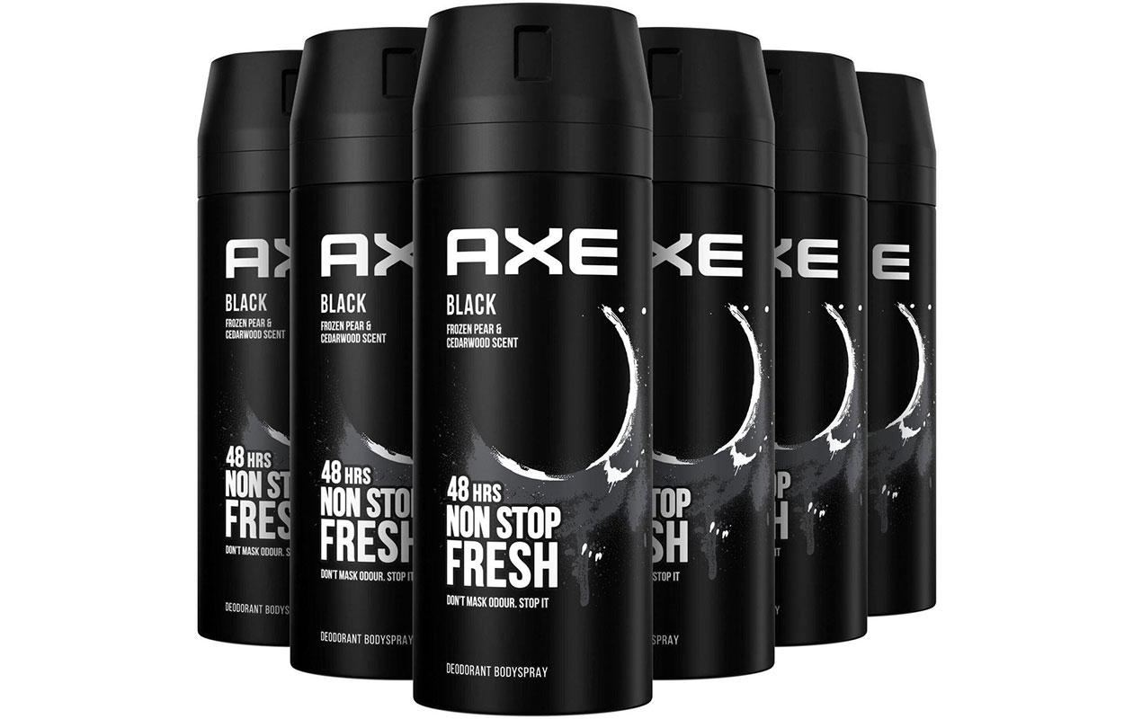 Axe Deospray Black 150ml – 6-pack