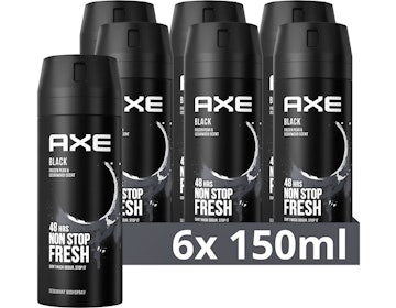 Axe Deospray Black 150ml – 6-pack