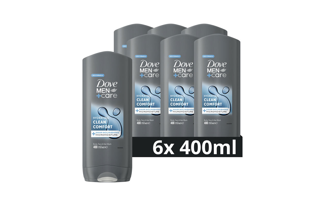 Dove Men+Care Douchegel Cool Fresh – 6× 400 ml
