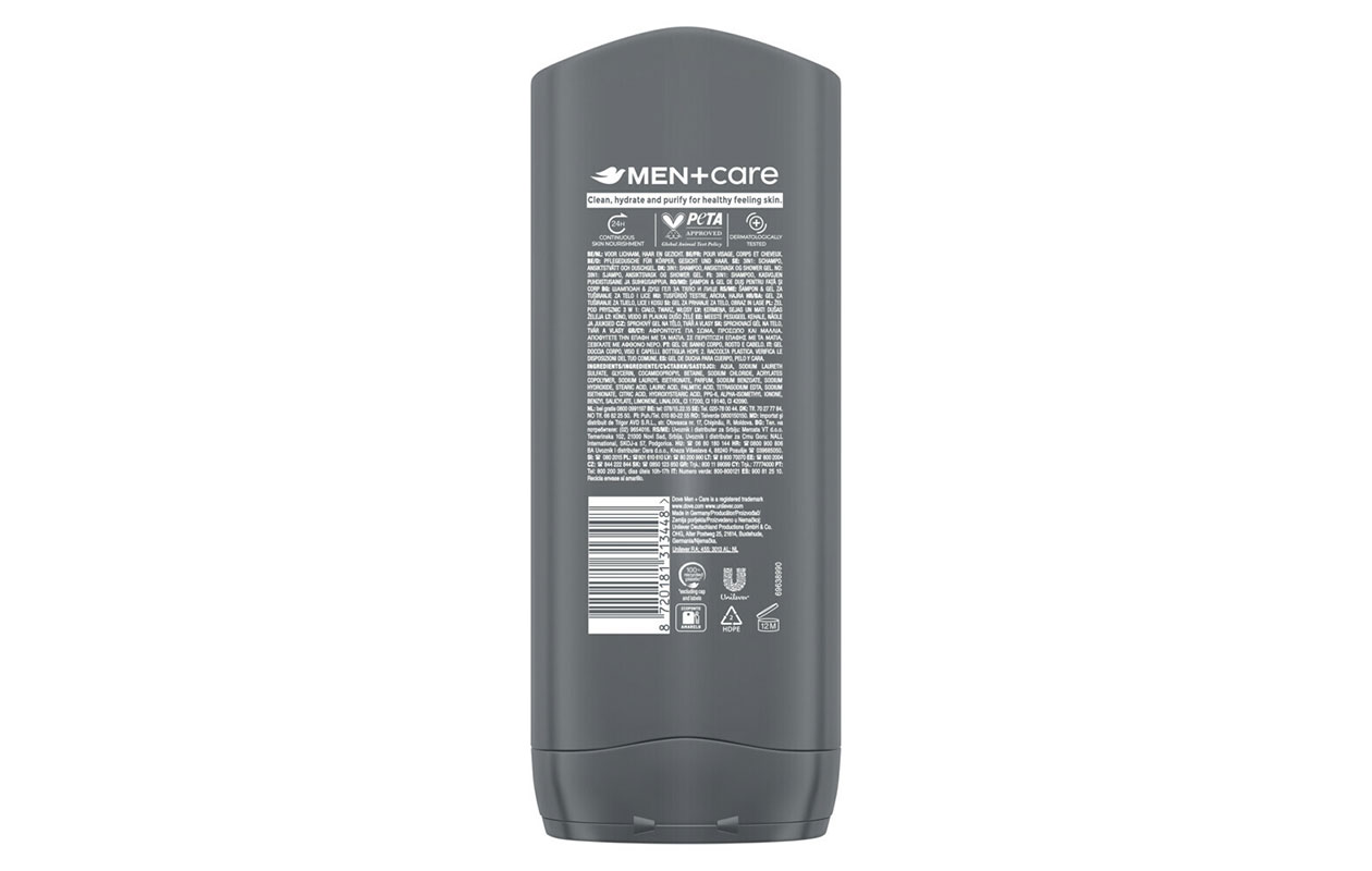 Dove Men+Care Douchegel Cool Fresh – 6× 400 ml