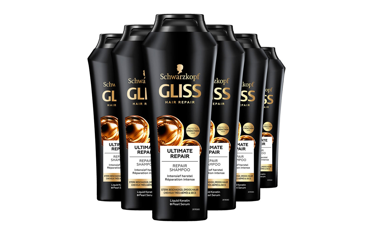 Gliss shampoo Ultimate Repair (6x400ml)