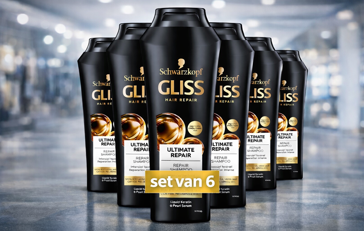 Gliss shampoo Ultimate Repair (6x400ml)