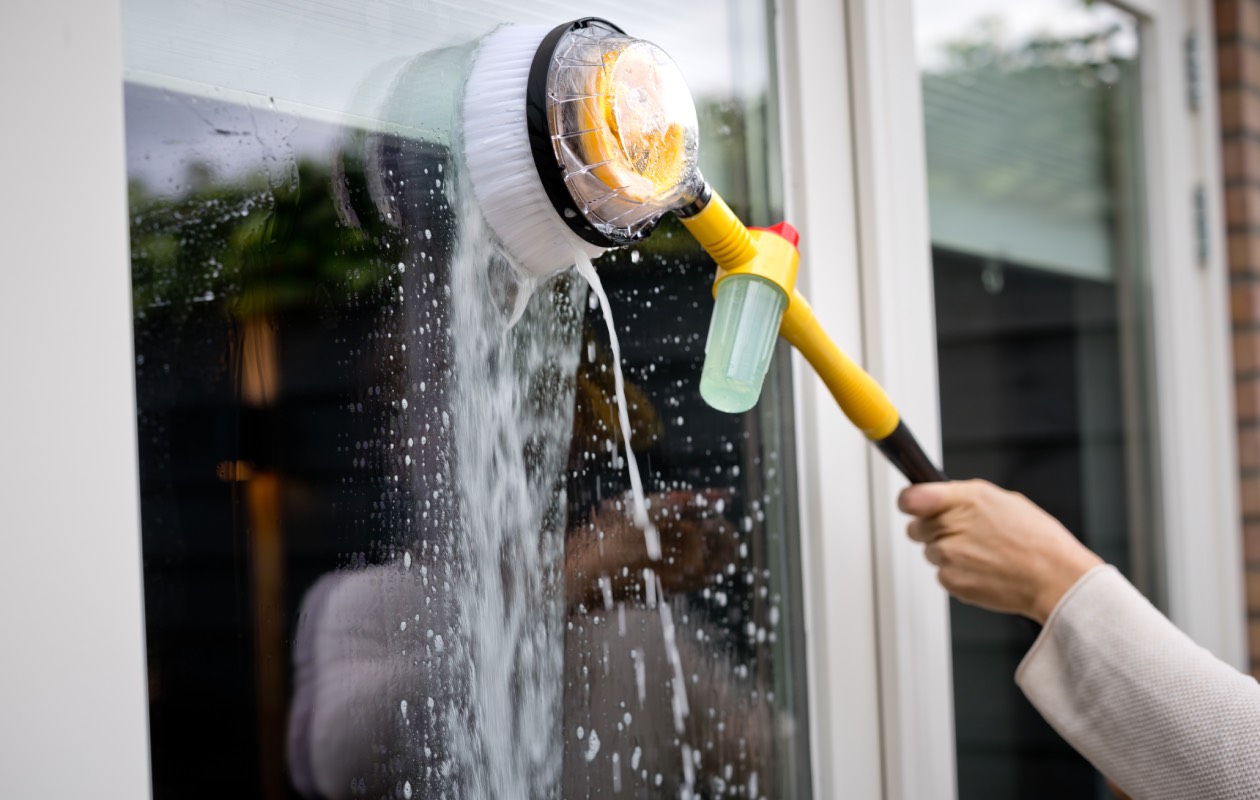 Nexxt - Roterende Reinigingsborstel met Zeep Dispenser