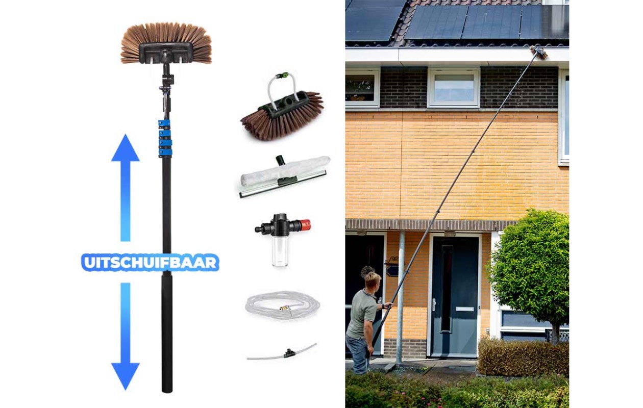 Nexxt - Telescopische Waterbezem DELUXE 6,5 m