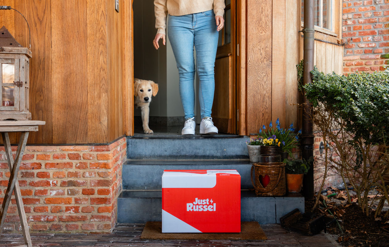 Op maat gemaakte honden- en kattenvoer van Just Russel