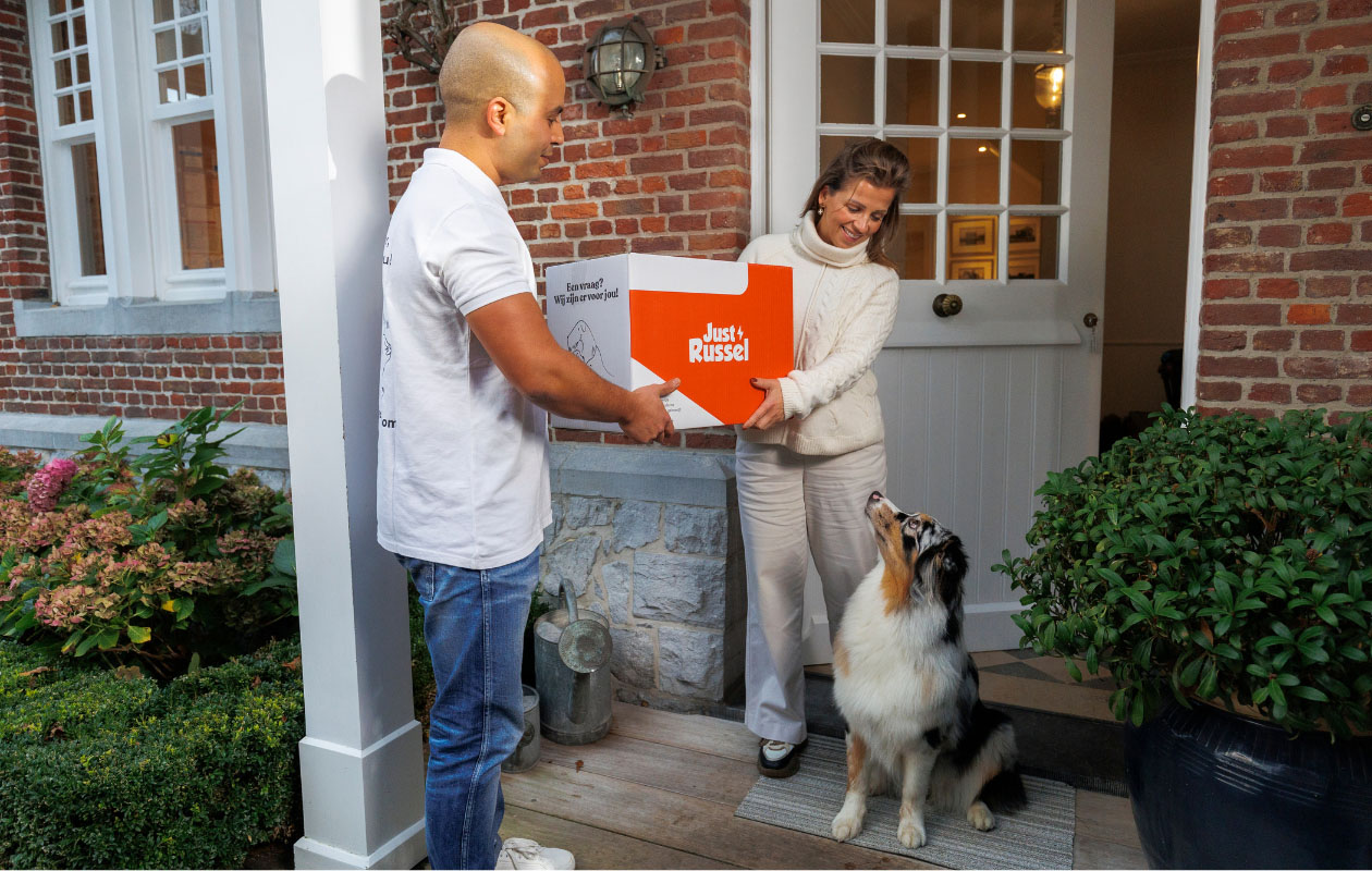 Op maat gemaakte honden- en kattenvoer van Just Russel