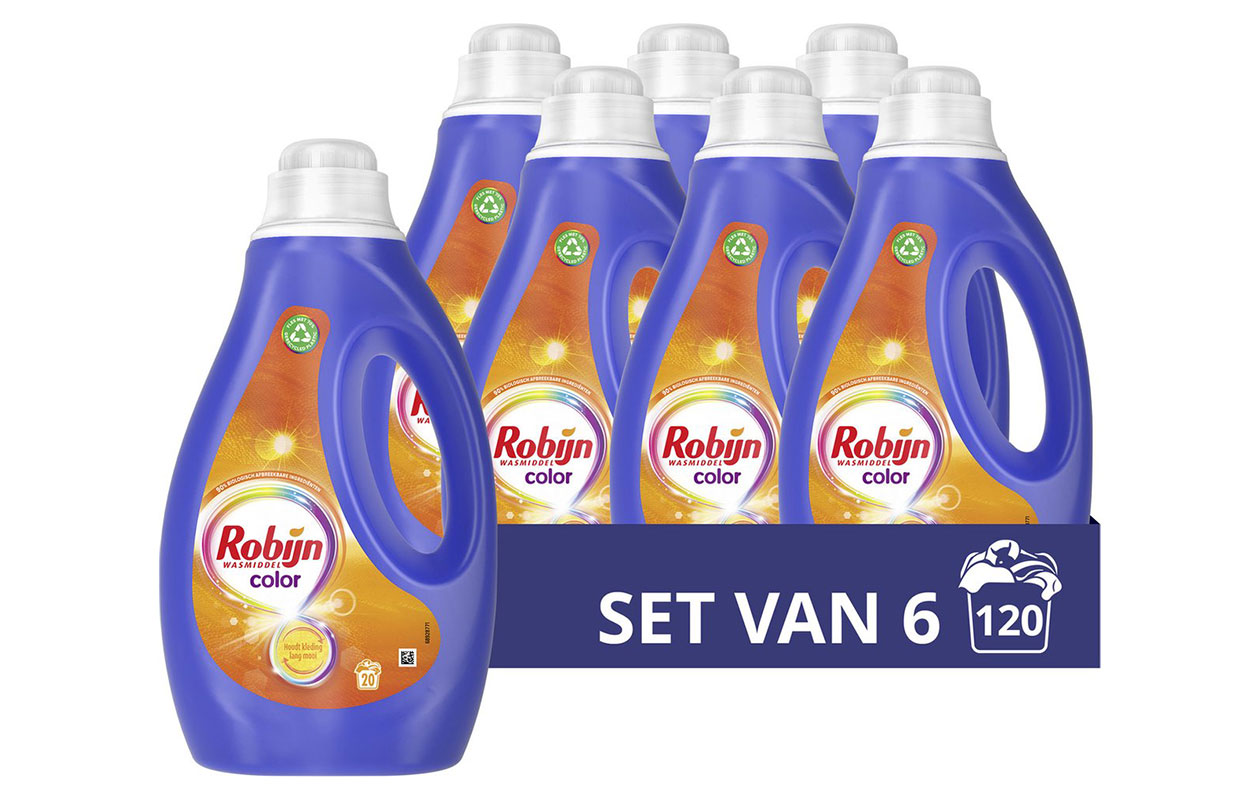 Robijn Lessive Liquide Color – 6× 1 L | Gagnez avec reduction | VavaBid